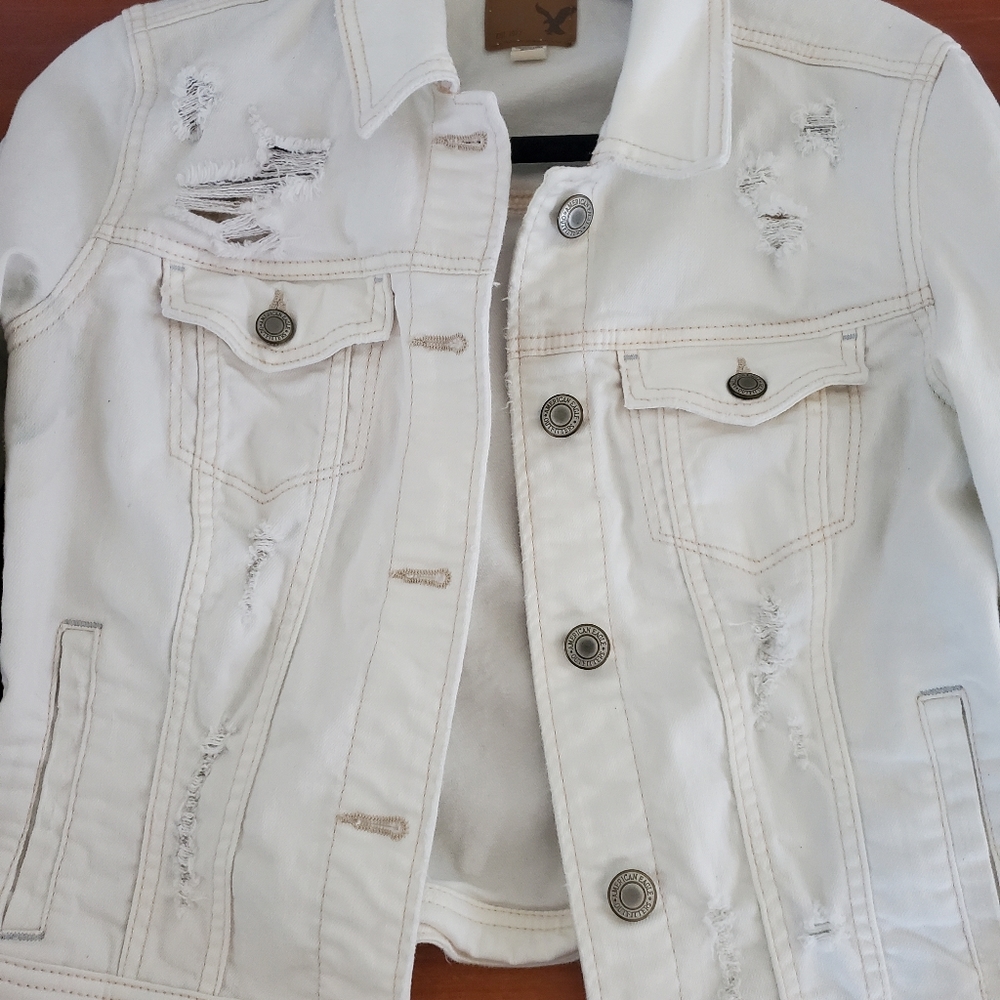 Distressed Jean jacket